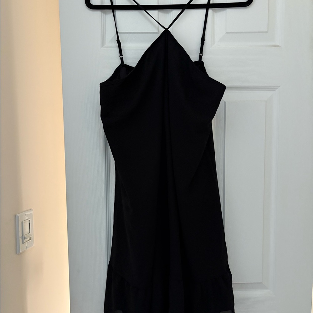 SHEIN Black Maternity Mini Dress